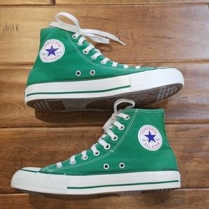 high top amazon green converse